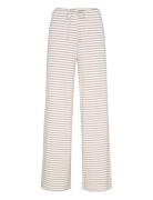 Gina Tricot Striped Soft Trousers Vit