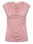 Rosemunde Rwbiarritz Ss Waterfall T-Shirt Rosa