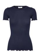Rosemunde Rwbernadine Ss Regular O-Neck T-Shi Marinblå