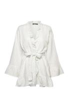 Gina Tricot Gauze Homewear Robe Kräm