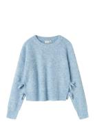 Name It Nkflinnea Ls Loose Short Knit Blå