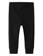 Name It Nbnwax Wool Rib Legging Noos Svart