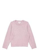 Vero Moda Girl Vmdoffy Ls O-Neck Blouse Ga Noos Girl Rosa
