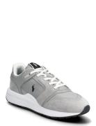 Polo Ralph Lauren Train 89 V2 Suede-Paneled Sneaker Grå