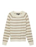 Vero Moda Vmdoffy Ls O-Neck Blouse Ga Noos Kräm