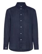 Polo Ralph Lauren 17/1 Pd Linen-Lsl-Bfs Marinblå