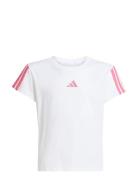 Adidas Sportswear Jg 3S Tee 160 Vit