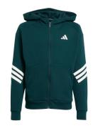 Adidas Sportswear J Fi 3S Fz Hd Grön