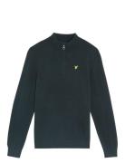 Lyle & Scott 1/4 Zip Jumper Marinblå