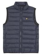 Lyle & Scott Light Weight Padded Gilet Marinblå