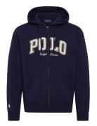 Polo Ralph Lauren Logo Fleece Full-Zip Hoodie Marinblå
