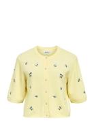 Object Objthess 3/4 Sleeve Cardigan Rep Gul