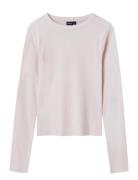 LMTD Nlfhinaja Ls Solid Short S Top Noos Rosa