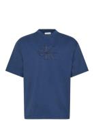 Calvin Klein Jeans Ss Hero Monologo Emb 16S Crewnck Blå