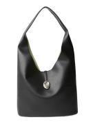 Calvin Klein St Lock Slouchy Large Shoulde Svart