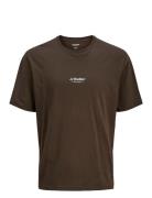 Jack & J S Jjesoho Tee Ss Crew Neck Noos Brun