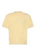 Calvin Klein Jeans Ss Hero Monologo Emb 16S Crewnck Gul