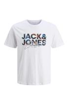 Jack & J S Jjgeplas Tee Ss Crew Neck Jnr Vit