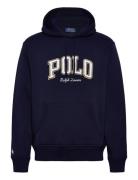 Polo Ralph Lauren Logo Fleece Hoodie Marinblå