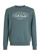 Jack & J S Jjmakoto Sweat Crew Neck Jnr Blå