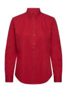 Lauren Ralph Lauren Featherweight Cotton Shirt Röd