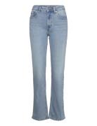 Calvin Klein Jeans High Rise Straight Nassau Blå