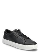 Calvin Klein Clean Cup Low Laceup Perf Lth Svart