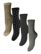 Pieces Pcsebby Glitter Long 4-Pack Mix Noos Bc Khaki Green