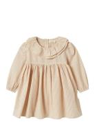 Lil'Atelier Nmflucia Ls Dress Lil Beige