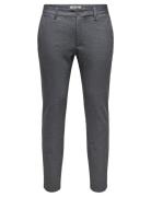 ONLY & SONS Onsmark Slim Tap Ditsy 2912 Pant Noos Marinblå