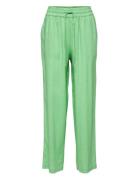Selected Slfviva-Gulia Hw Long Linen Pant Noos Grön
