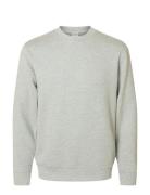 Selected Slhemanuel Soft Crew Neck Sweat Noos Grå