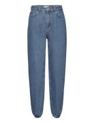 Selected Slfemma Hw Aqua Blue Denim Jogger Jeans Blå
