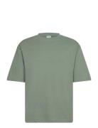 Selected Slhlooseoscar Ss O-Neck Tee Noos Grön