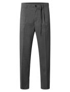 Selected Slh190-Reg Tapered Leroy Pleat Pant Noos Grå
