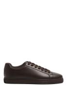 Selected Slhevan Leather Sneaker Noos Brun