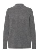Selected Slfmaline Ls Knit High Neck Noos Grå