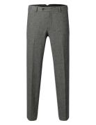 Selected Slhslim-Reed Wool Trs Noos Grå