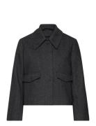 Selected Slfhenny Short Wool Jacket Grå