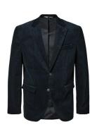 Selected Slhreg-Duca Corduroy Blz Marinblå