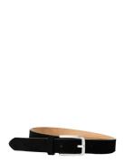 Selected Slhsander Suede Belt Svart