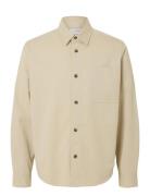 Selected Slhace Thais Overshirt Kräm