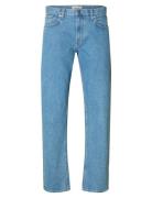 Selected Slh196-Straight Ben Kori Jeans Noos Blå