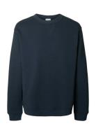 Selected Slhrelax-Sigurd Crew Neck Sweat Marinblå