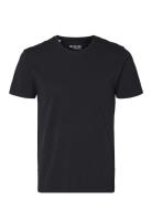 Selected Slhnewpima Ss O-Neck Tee Noos Svart
