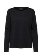 Selected Slfstandard Ls Tee Svart