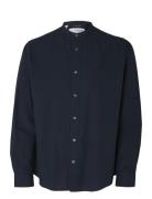 Selected Slhregsun Shirt Ls Band Svart