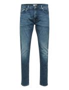 Selected Slh175-Slimleon 31601 M.blue Soft W Blå