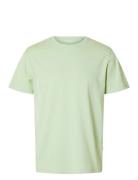 Selected Slhaspen Ss O-Neck Tee Noos Grön