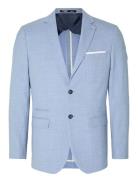 Selected Slhslim-Oasis Linen Blz Noos Blå